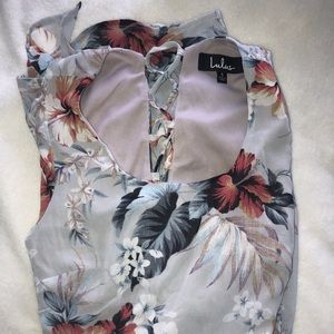 Lulus NWT blue skater dress